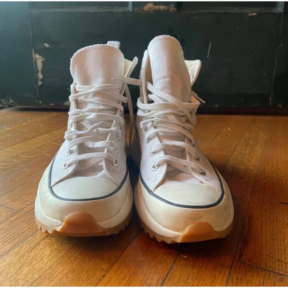 Converse JW Anderson Run Star Hike High Top Platform Sneakers White‎ Size 11 - Picture 2 of 7